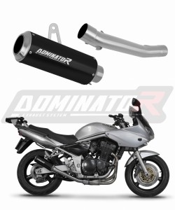 Suzuki GSF BANDIT 1200 2001 - 2005 Terminale di Scarico Marmitta Silenziatore GP NERO + dB killer