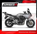 scarico silenziatore DOMINATOR GP nero adatto alla moto Suzuki GSF BANDIT 600 2000 - 2004 2