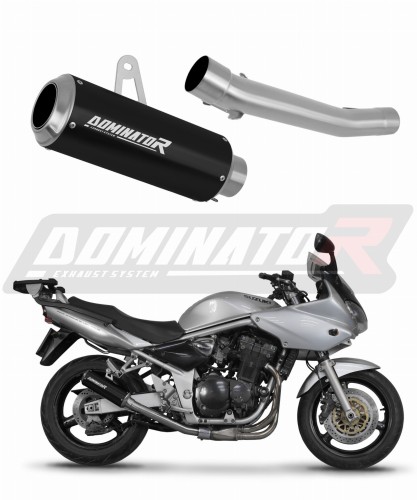 scarico silenziatore DOMINATOR GP nero adatto alla moto Suzuki GSF BANDIT 600 2000 - 2004 4