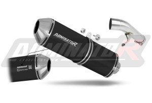 Suzuki GSXF 650 2007 - 2016 EU Approved Exhaust Silencer OVR BLACK