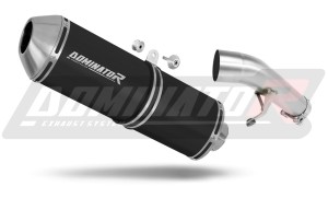 Suzuki GSF 650 BANDIT N / S 2007 - 2016 Terminale di Scarico Marmitta Silenziatore OVR NERO + dB killer