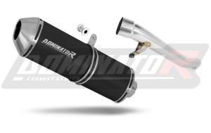 Suzuki GSF 650 BANDIT N / S 2005 - 2006 Terminale di Scarico Marmitta Silenziatore OVR NERO + dB killer