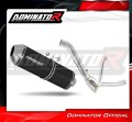 scarico silenziatore DOMINATOR OVR nero adatto alla moto Suzuki DL 650 V Strom / XT 2012 - 2016 2