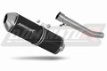 scarico silenziatore DOMINATOR OVR nero adatto alla moto Suzuki GSXF 600 1998 - 2006