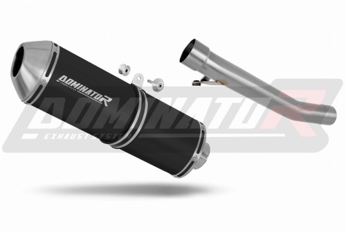 scarico silenziatore DOMINATOR OVR nero adatto alla moto Suzuki GSXF 600 1998 - 2006