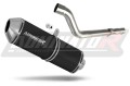 scarico silenziatore DOMINATOR OVR nero adatto alla moto Suzuki DRZ 400 SM / S