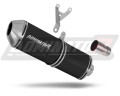 scarico silenziatore DOMINATOR OVR nero adatto alla moto Piaggio MP3 500