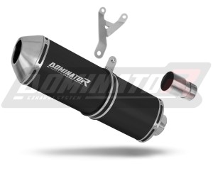 Piaggio MP3 500 Terminale di Scarico Marmitta Silenziatore OVR NERO + dB killer