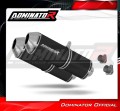 scarico silenziatore DOMINATOR OVR nero adatto alla moto KTM 990 Adventure 2007 - 2012 2