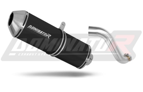 scarico silenziatore DOMINATOR OVR nero adatto alla moto KTM 690 Duke 2012 - 2018