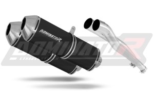 Kawasaki ZZR 1400 2006 - 2011 Terminale di Scarico Marmitta Silenziatore OVR NERO + dB killer