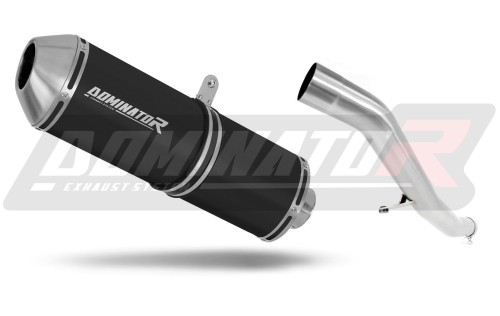 scarico silenziatore DOMINATOR OVR nero adatto alla moto Kawasaki GTR 1400 2007 - 2009