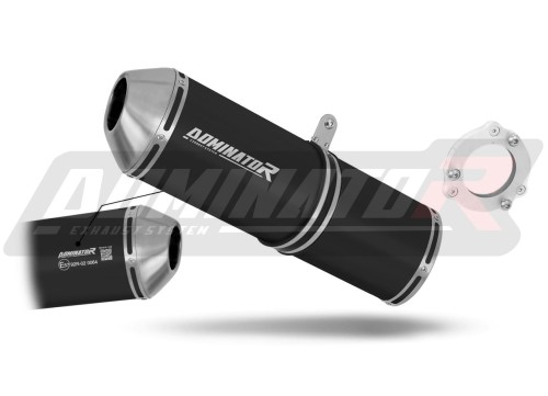 scarico silenziatore DOMINATOR omologato OVR nero adatto alla moto Kawasaki ZX9R 1994 - 2002