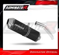 scarico silenziatore DOMINATOR OVR nero adatto alla moto Kawasaki Z750 2007 - 2012