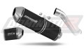 scarico silenziatore DOMINATOR omologato OVR nero adatto alla moto Kawasaki Z750 2004 - 2006