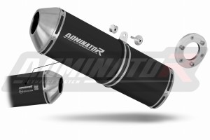 Kawasaki ZR7 / ZR7S 1999 - 2004 EU Omologato approvato Terminale di Scarico Silenziatore OVR NERO