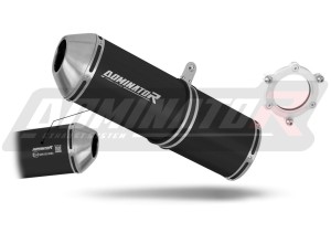 Kawasaki ZX6R 1995 - 1997 EU Omologato approvato Terminale di Scarico Silenziatore OVR NERO