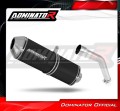 scarico silenziatore DOMINATOR OVR nero adatto alla moto Kawasaki KLE 500 1991 2007  2