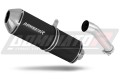 scarico silenziatore DOMINATOR OVR nero adatto alla moto Kawasaki ER 5 500 1996 - 2006
