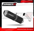 scarico silenziatore DOMINATOR OVR nero adatto alla moto Kawasaki ER 5 500 1996 - 2006 2