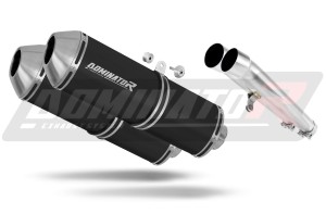 Honda CBR 1100 XX 1996 - 2006 Terminale di Scarico Marmitta Silenziatore OVR NERO + dB killer