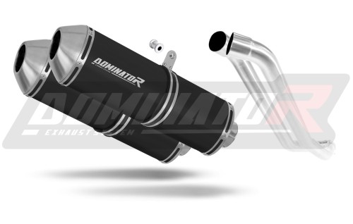 scarico silenziatore DOMINATOR OVR nero adatto alla moto Honda XL 1000 V VARADERO 1999 - 2016