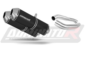 Honda VTR 1000F Firestorm 2002 - 2006 Terminale di Scarico Marmitta Silenziatore OVR NERO + dB killer