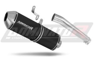 Honda XRV 750 AFRICA TWIN RD04 1990 - 1992 Terminale di Scarico Marmitta Silenziatore OVR NERO + dB killer