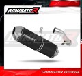 scarico silenziatore DOMINATOR OVR nero adatto alla moto Honda NC 700 / 750 X 2012 - 2020