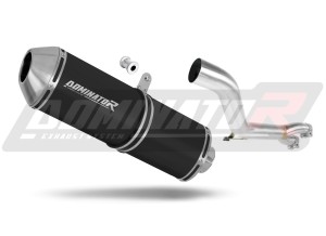 Honda NT 650 V DEAUVILLE RC47 1998 - 2005 Terminale di Scarico Marmitta Silenziatore OVR NERO + dB killer