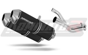 Honda FMX 650 2005 - 2009 Terminale di Scarico Marmitta Silenziatore OVR NERO + dB killer