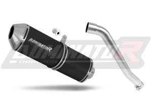 Honda XL 600 V TRANSALP 1987 - 2000 Terminale di Scarico Marmitta Silenziatore OVR NERO + dB killer