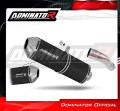 scarico silenziatore DOMINATOR omologato OVR nero adatto alla moto Honda CBR 600F PC41 2011 - 2015 2