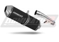 scarico silenziatore DOMINATOR OVR nero adatto alla moto Honda CBF 600 2008 - 2013