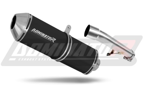 scarico silenziatore DOMINATOR OVR nero adatto alla moto Honda CBF 600 2008 - 2013