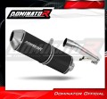 scarico silenziatore DOMINATOR OVR nero adatto alla moto Honda CBF 600 2008 - 2013 3