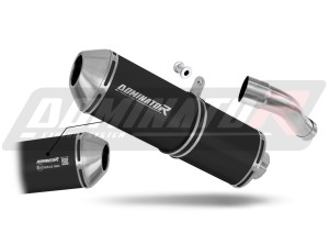 Honda CB 600F HORNET PC41 2007 - 2013 EU Omologato approvato Terminale di Scarico Silenziatore OVR NERO