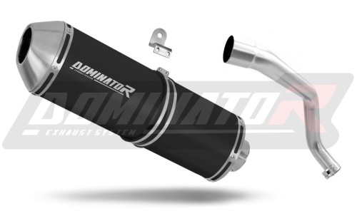 scarico silenziatore DOMINATOR OVR nero adatto alla moto Honda CB 600F HORNET 1998 - 2002