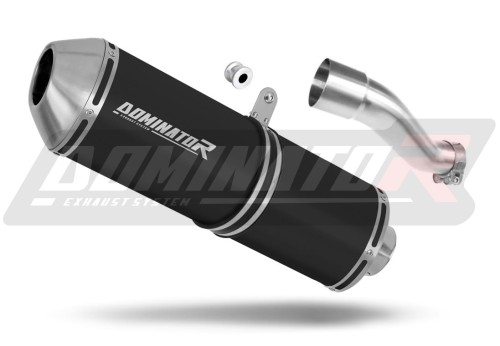 exhaust muffler DOMINATOR OVR BLACK fits to Honda CB 500 F 2016  2019