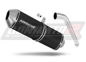 Honda XL 125 V VARADERO 2001 - 2006 Terminale di Scarico Marmitta Silenziatore OVR NERO + dB killer