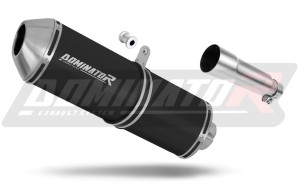 Derbi Terra Adventure 125 2008-2015 Terminale di Scarico Marmitta Silenziatore OVR NERO + dB killer