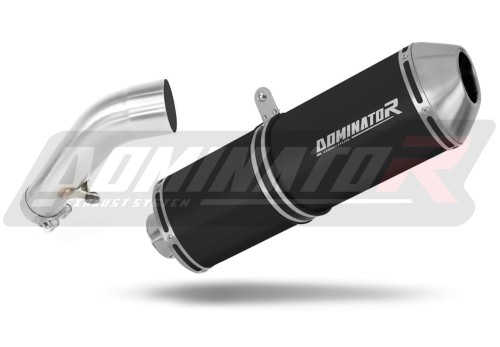 scarico silenziatore DOMINATOR OVR nero adatto alla moto BMW R1200R 2006 - 2009 3