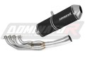 impianto di scarico completo con silenziatore DOMINATOR Full System OVR nero adatto alla moto BMW K1200RS 1997 - 2000