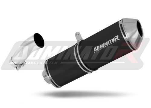 scarico silenziatore DOMINATOR OVR nero adatto alla moto BMW F800GS 2008 - 2017 3