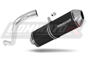 BMW F650 FUNDURO Terminale di Scarico Marmitta Silenziatore OVR NERO + dB killer