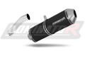 scarico silenziatore DOMINATOR OVR nero adatto alla moto BMW F650GS 2000 - 2003