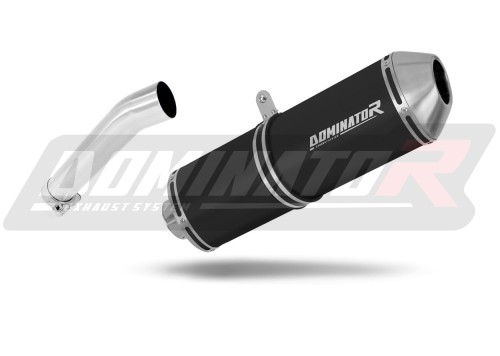 scarico silenziatore DOMINATOR OVR nero adatto alla moto BMW F650GS 2000 - 2003