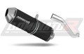 exhaust muffler DOMINATOR OVR BLACK fits to Aprilia Tuono V4 R APRC 2011  2014
