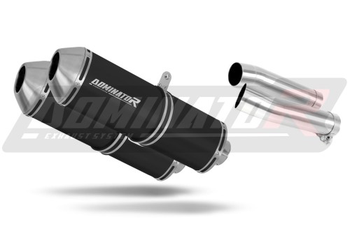 exhaust muffler DOMINATOR OVR BLACK fits to Aprilia Tuono 1000 R 2006  2010