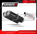 scarico silenziatore DOMINATOR OVR nero adatto alla moto Aprilia Tuono 1000 R 2006 - 2010 3